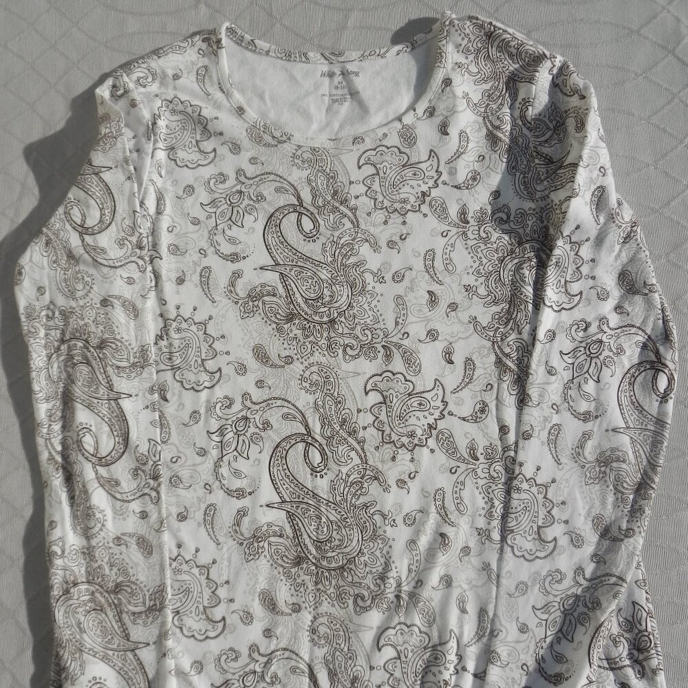 White Stag  Long Sleeve Top Sz M (8-10)
